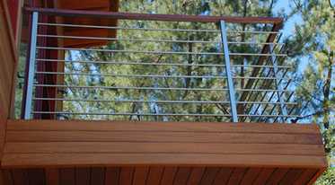 Balcony Railings With Stainless Steel Cable Rail - Contemporary - Patio -  Portland - by Stainless Cable Railing